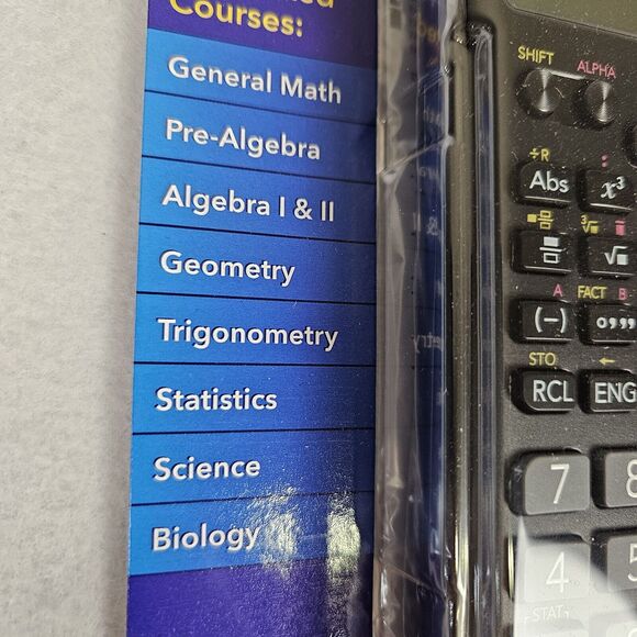 Casio fx-300ES Plus 2nd Edition Scientific Calculator Case SAT School College - Picture 2 of 8